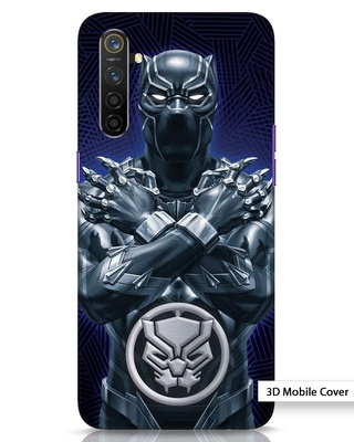 Shop Black Panther Realme 6 3D Mobile Cover-Front
