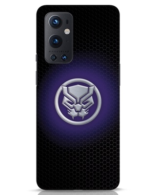 Shop Black Panther Glow 3D Designer Cover for OnePlus 9 Pro-Front