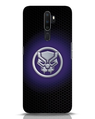 Shop Black Panther Glow 3D Designer Cover for Oppo A5 2020-Front