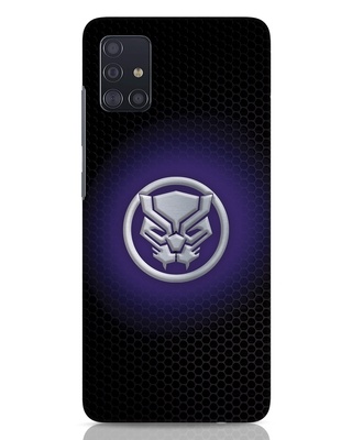 Shop Black Panther Glow 3D Designer Cover for Samsung Galaxy A51-Front