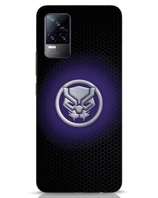 Shop Black Panther Glow 3D Designer Cover for Vivo Y73-Front