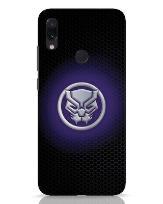 Shop Black Panther Glow 3D Designer Cover for Xiaomi Redmi Note 7 Pro-Front