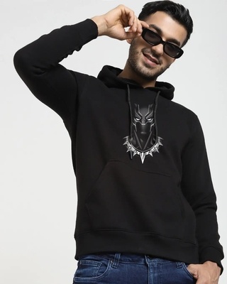 Shop Black Panther of Wakanda Hoodie Sweatshirt-Front