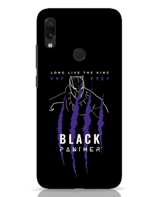 Shop Black Panther-The King Designer Hard Cover for Xiaomi Redmi Note 7 Pro-Front