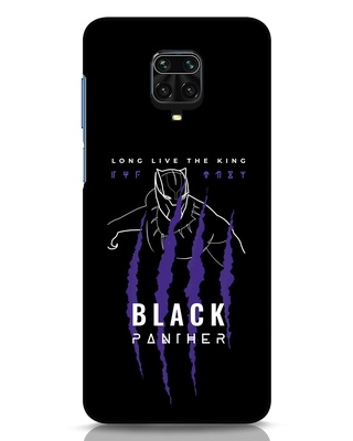 Shop Black Panther-The King Designer Hard Cover for Xiaomi Redmi Note 9 Pro Max-Front