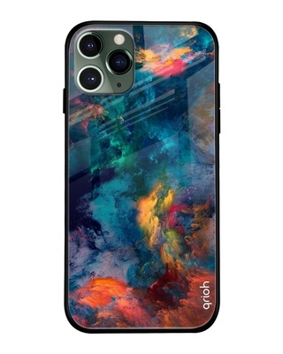 Shop Cloudburst Printed Premium Glass Cover for iPhone 11 Pro(Shock Proof, Lightweight)-Front