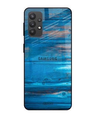 Shop Patina Finish Printed Premium Glass Cover for Samsung Galaxy M32 5G (Shock Proof, Lightweight)-Front