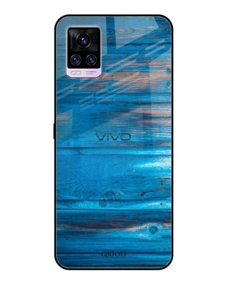 Shop Patina Finish Printed Premium Glass Cover for Vivo V20 Pro (Shock Proof, Lightweight)-Front