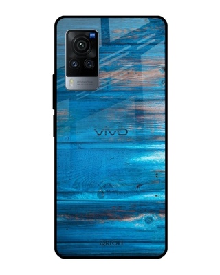 Shop Patina Finish Printed Premium Glass Cover for Vivo X60 Pro (Shock Proof, Lightweight)-Front