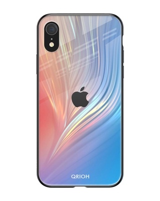 Shop Mystic Aurora Printed Premium Glass Cover for iPhone XR(Shock Proof, Lightweight)-Front