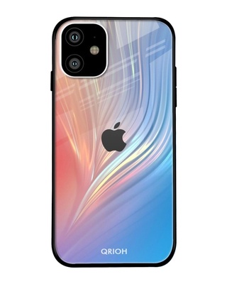 Shop Mystic Aurora Printed Premium Glass Cover for iPhone 11(Shock Proof, Lightweight)-Front