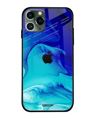 Shop Raging Tides Printed Premium Glass Cover for iPhone 11 Pro(Shock Proof, Lightweight)-Front