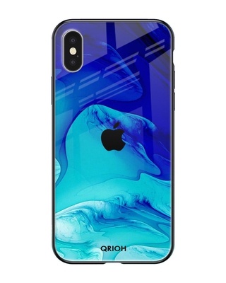 Shop Raging Tides Printed Premium Glass Cover for iPhone XS(Shock Proof, Lightweight)-Front