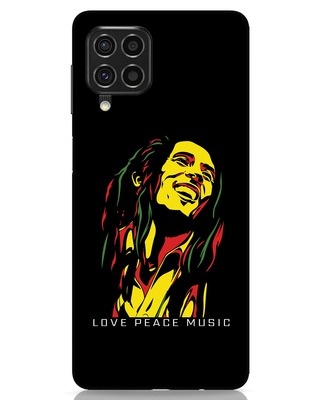 Shop Bob Peace Music Samsung Galaxy F62 Mobile Cover-Front