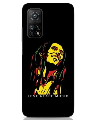 Shop Bob Peace Music Xiaomi Mi 10T Mobile Cover-Front
