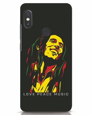 Shop Bob Peace Music Xiaomi Redmi Note 5 Pro Mobile Cover-Front