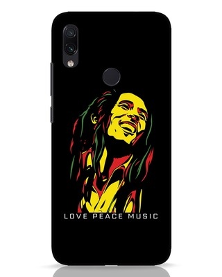 Shop Bob Peace Music Xiaomi Redmi Note 7 Pro Mobile Cover-Front