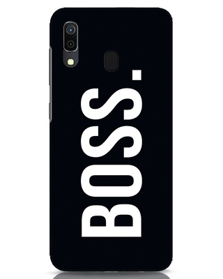 Shop Boss Black Samsung Galaxy A30 Mobile Covers-Front