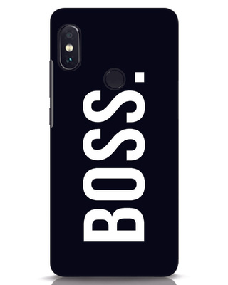 Shop Boss Black Xiaomi Redmi Note 5 Pro Mobile Covers-Front