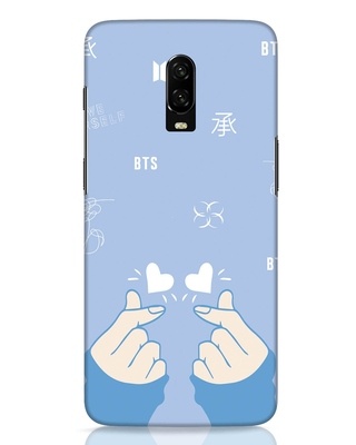 Shop BTS Doodle OnePlus 6t Mobile Covers-Front