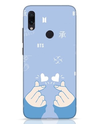 Shop Bts Doodle Xiaomi Redmi Note 7 Pro Mobile Cover-Front