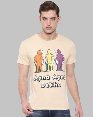 Shop Apna Apna Dekho Printed T-Shirt-Front