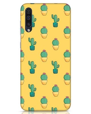 Shop Cactus Pattern Samsung Galaxy A50 Mobile Covers-Front