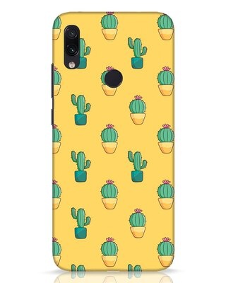 Shop Cactus Pattern Xiaomi Redmi Note 7 Pro Mobile Cover-Front
