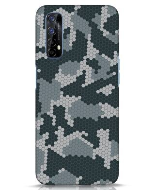 Shop Camo Honey Comb Realme 7 Mobile Cover-Front