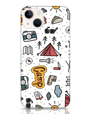 Shop Camp Designer Hard Cover for iPhone 13-Front