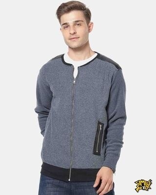 Shop Campus Sutra Men Full Sleeve Solid Stylish Casual Jacket-Front