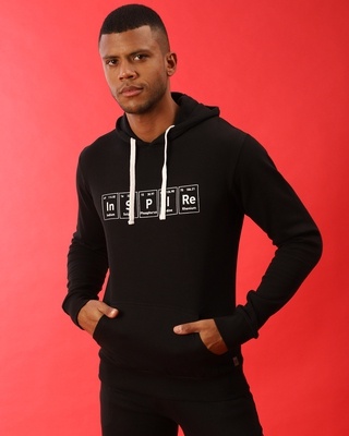Shop Men's Black Typography Regular Fit Sweatshirt-Front