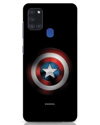 Shop Captain's Shield Samsung Galaxy A21s Mobile Cover (AVL)-Front