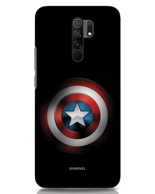 Shop Captain's Shield Xiaomi Redmi 9 Prime Mobile Cover (AVL)-Front