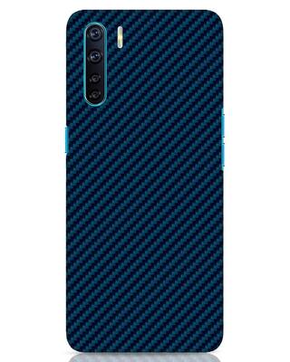 Shop Carbon Fiber Oppo F15 Mobile Cover-Front