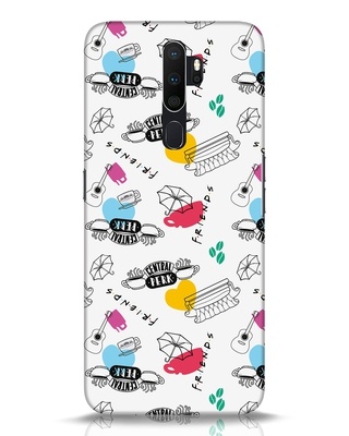 Shop Central Perk Designer Hard Cover for Oppo A5 2020-Front