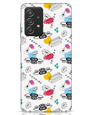 Shop Central Perk Designer Hard Cover for Samsung Galaxy A52-Front