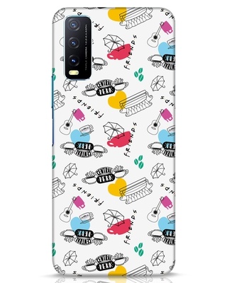 Shop Central Perk Designer Hard Cover for Vivo Y20-Front