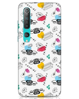 Shop Central Perk Designer Hard Cover for Xiaomi Mi 10-Front