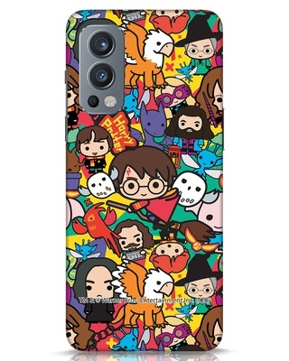 Shop Chibi Mix Potter (HP) Designer Hard Cover for OnePlus Nord 2-Front