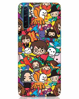 Shop Chibi Mix Potter Oppo F15 Mobile Cover (HP)-Front