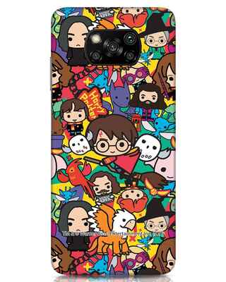 Shop Chibi Mix Potter Xiaomi Poco x3 Mobile Cover (HP)-Front