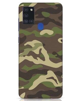 Shop Classic Camo Samsung Galaxy A21s Mobile Cover-Front