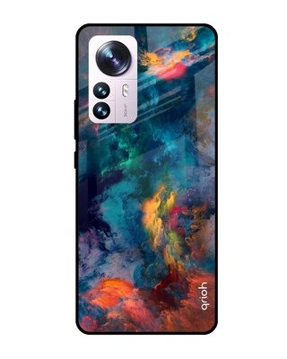 Shop Cloudburst Printed Premium Glass Cover for Mi 12 Pro 5G (Shockproof, Light Weight)-Front