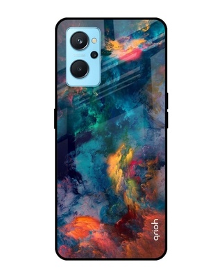 Shop Cloudburst Printed Premium Glass Cover for Realme 9i (Shock Proof, Lightweight)-Front