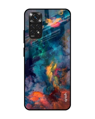 Shop Cloudburst Printed Premium Glass Cover for Redmi Note 11 (Shock Proof, Lightweight)-Front