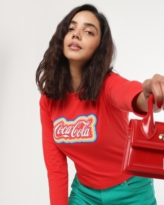 Shop Coca Cola Snug Fit T-shirt-Front