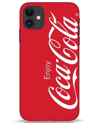 Shop Coca Cola Classic iPhone 11 Mobile Covers-Front