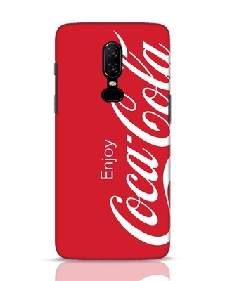 Shop Coca Cola Classic OnePlus 6 Mobile Covers-Front