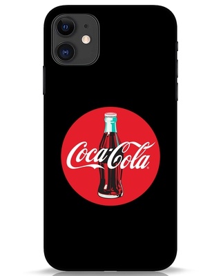Shop Coca Cola Red Bottle iPhone 11 Mobile Covers-Front